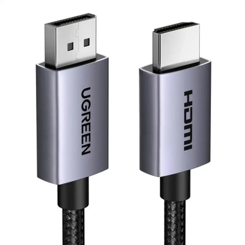 Кабель мультимедійний DisplayPort M to HDMI M 2.0m V2.0 4K30Hz DP125 black Ugreen (35842) - фото 2