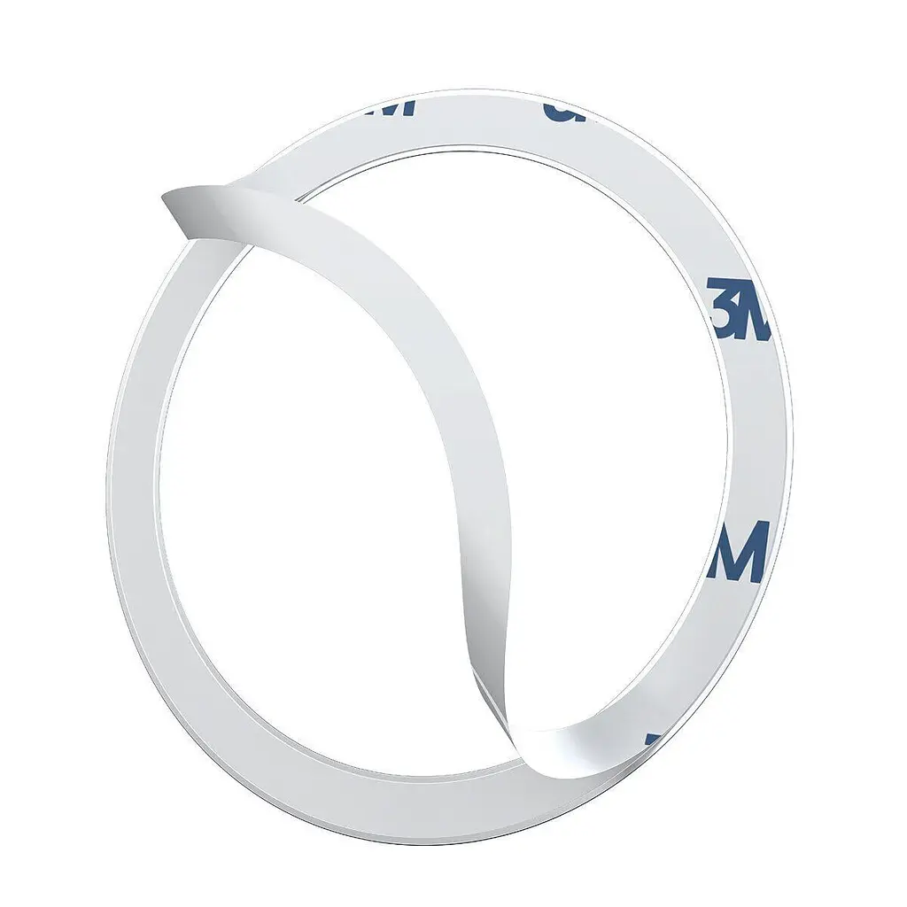 Пластина для MagSafe Baseus Halo Series Magnetic Metal Ring 2pcs/pack PCCH000012 Silver - фото 3