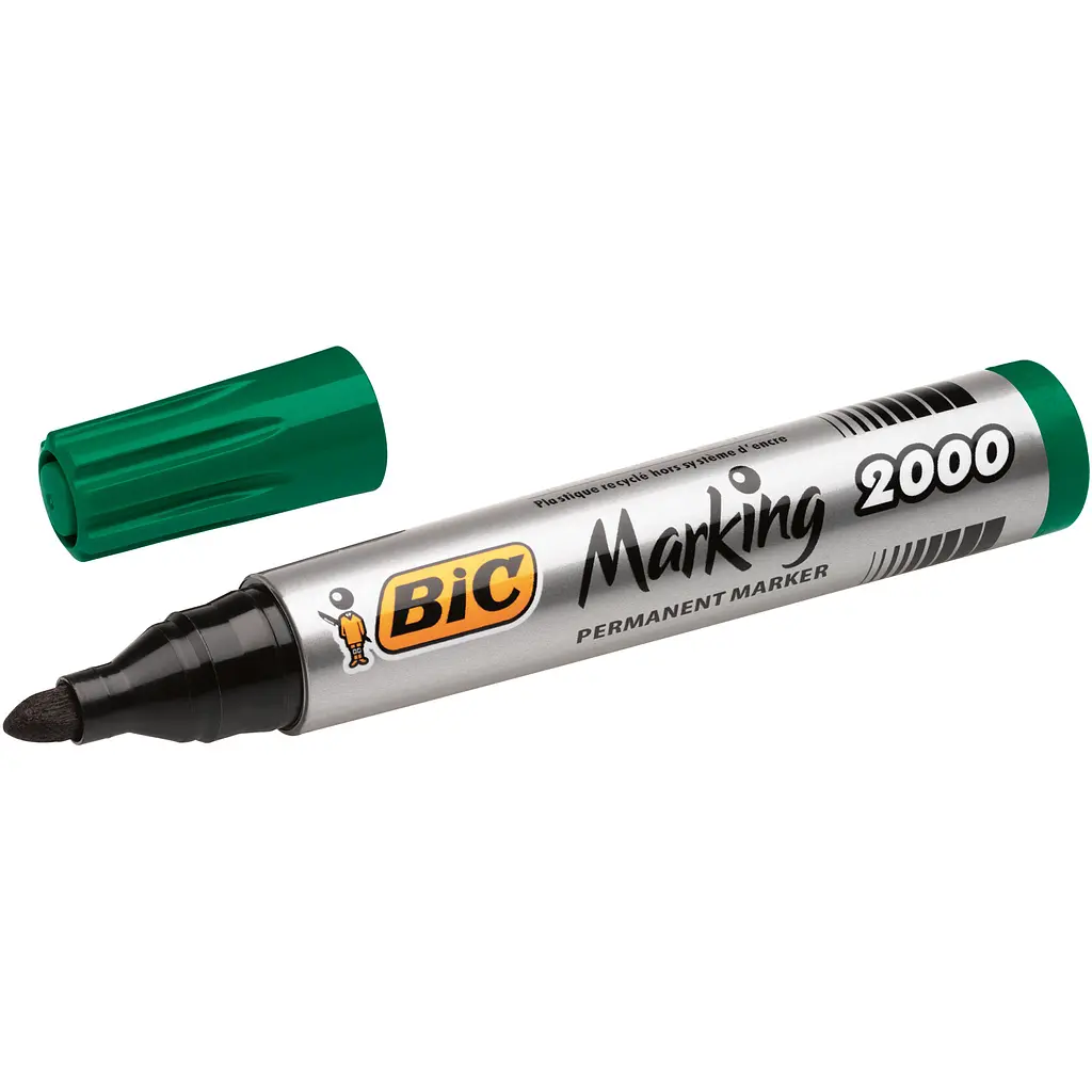 Маркер перманентний BIC Marking 2000 ECOlutions зелений (8209123) - фото 3