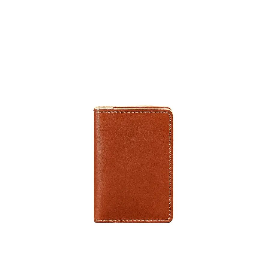 Шкіряний кард-кейс (візитниця) 6.0 світло-коричневий - фото 7
