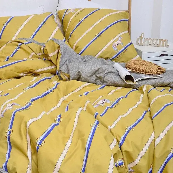 Постільна білизна євро Viluta Сатин Twill 549-E 220х200 см - фото 3