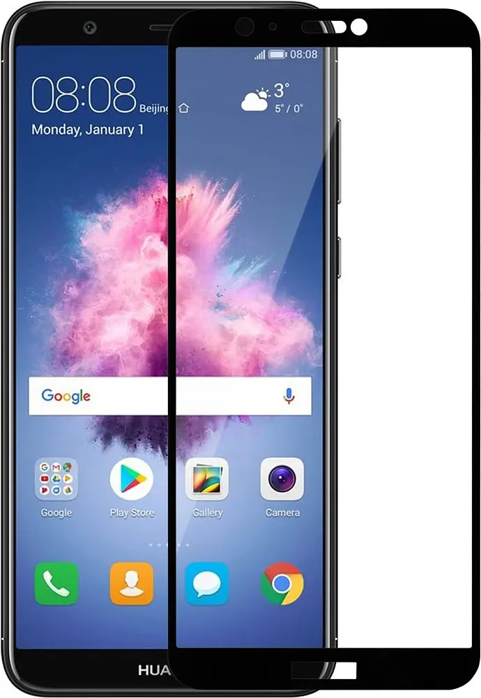 Захисне скло Tempered Glass 3D Full Glue Huawei P Smart Black - фото 2