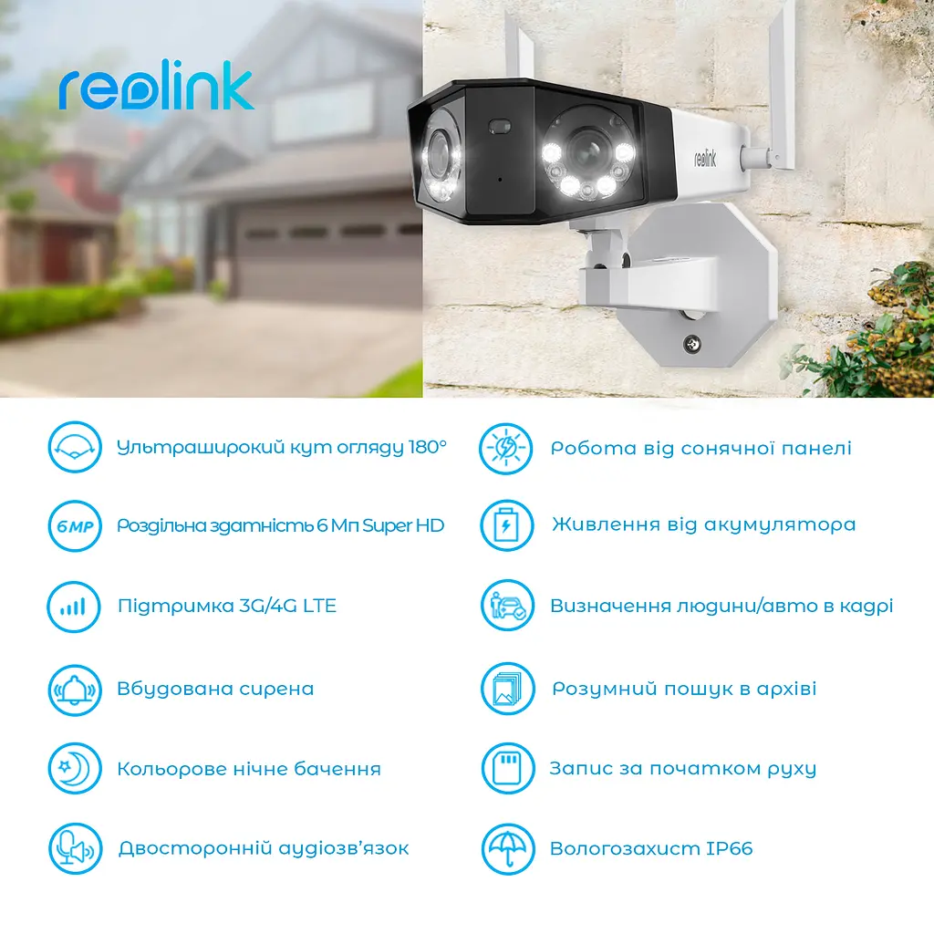 IP-камера Reolink Duo Series G750 (Duo 2 LTE) - фото 4