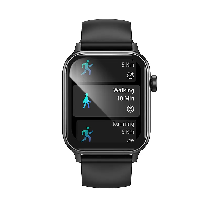Смарт-годинник Hoco Y26 Smart sports watch (call version) Black - фото 3