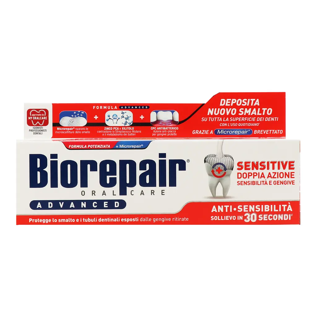Зубная паста Biorepair Лишение чувствительности двойное действие 75 мл - фото 3