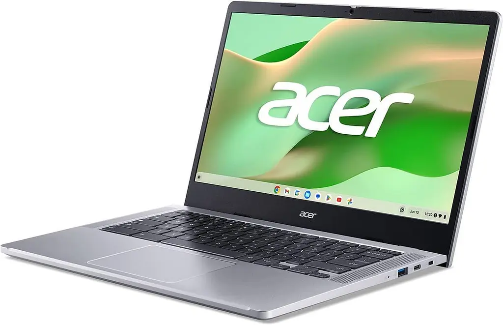 Ноутбук Acer 14 Chromebook CB314-4H FHD IPS/Intel N100/8GB/128SSD/UMA/ChromeOS/Silver (NX.KNBEU.003) - фото 2