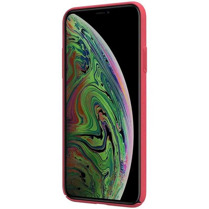 Чехол-накладка Nillkin Super Frosted Shield Case Apple iPhone 11 Pro Max Red - фото 2