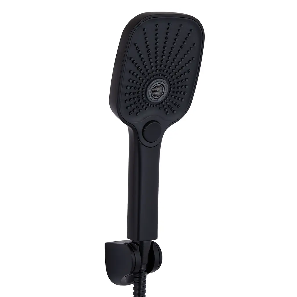 Змішувач для ванни Qtap Gemini (з душовим гарнітуром) QTGEM259BLM45682 Black Matt - фото 4
