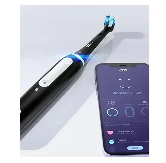 Електрична зубна щітка Oral-B iO Series 4N iOG4.1B6.2DK Matt Black - фото 3
