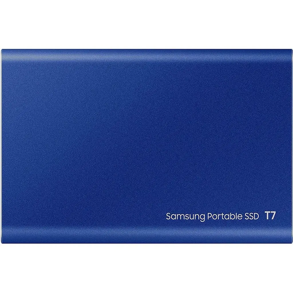 Накопитель SSD Samsung SSD T7 2 TB Indigo Blue (MU-PC2T0H/WW) - фото 3