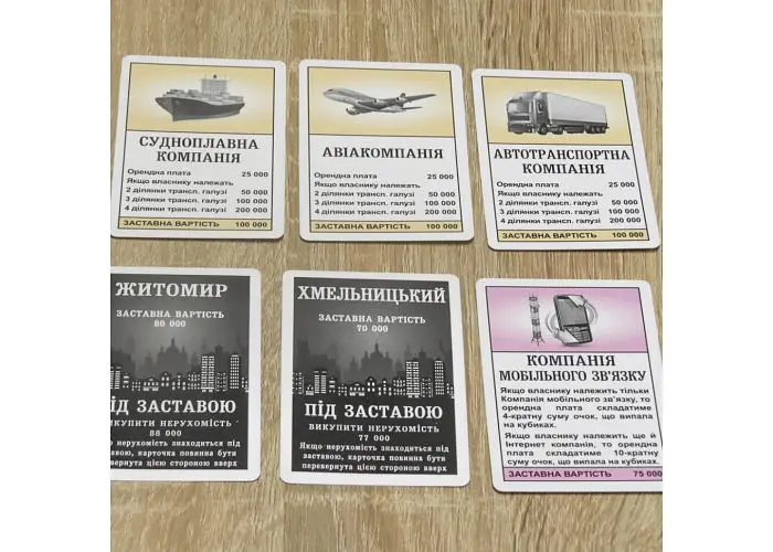 Настільна гра Artos Games Монополія Україна (укр.) (62073) - фото 8