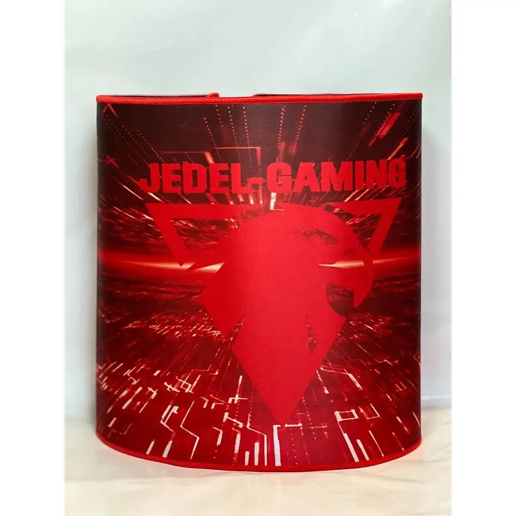 Игровая поверхность Jedel MP-07 геймерский коврик для мышки для ПК/ноутбука 70x30 см черный/красный - фото 5