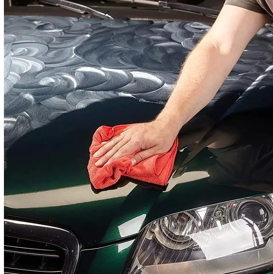 Набір серветок із мікрофібри для кузова Sonax Microfibre Cloths Outside, 40х40 см, 2 шт. - фото 4