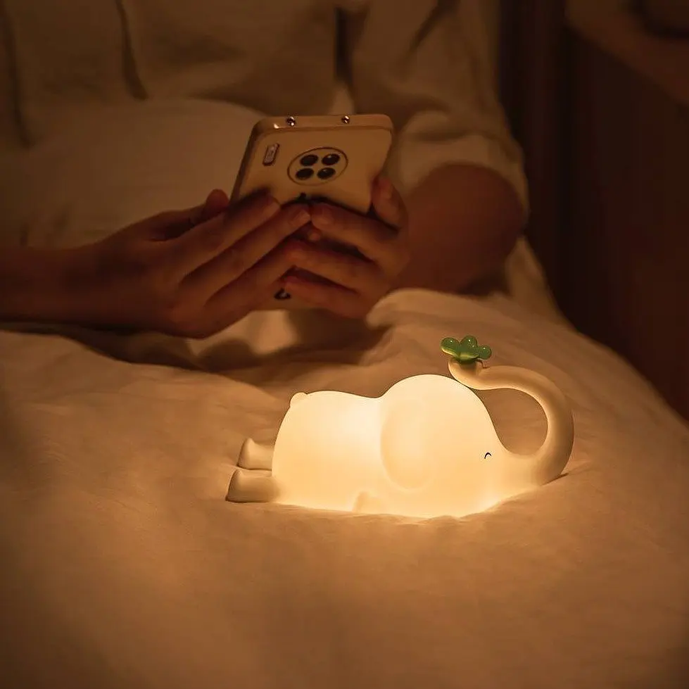 Силіконовий бездротовий нічник «Слоненя» - фото 8