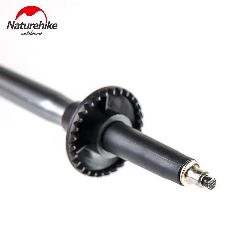 Трекінгова палиця 3-сек. Naturehike Men ST 01 6061 AL NH17D001-Z алюміній чорна - фото 2