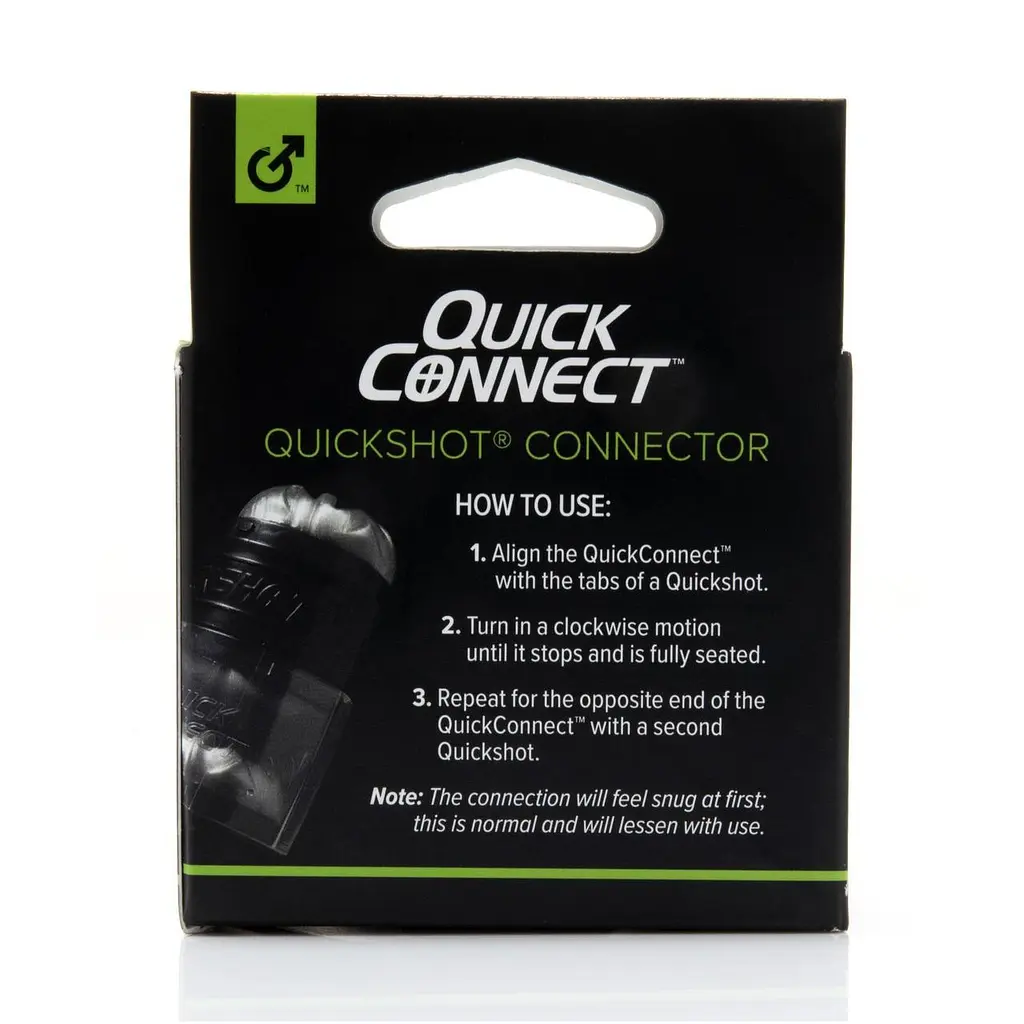 Адаптер Fleshlight Quickshot Quick Connect для з'єднання двох квікшотів в одну іграшку - фото 4