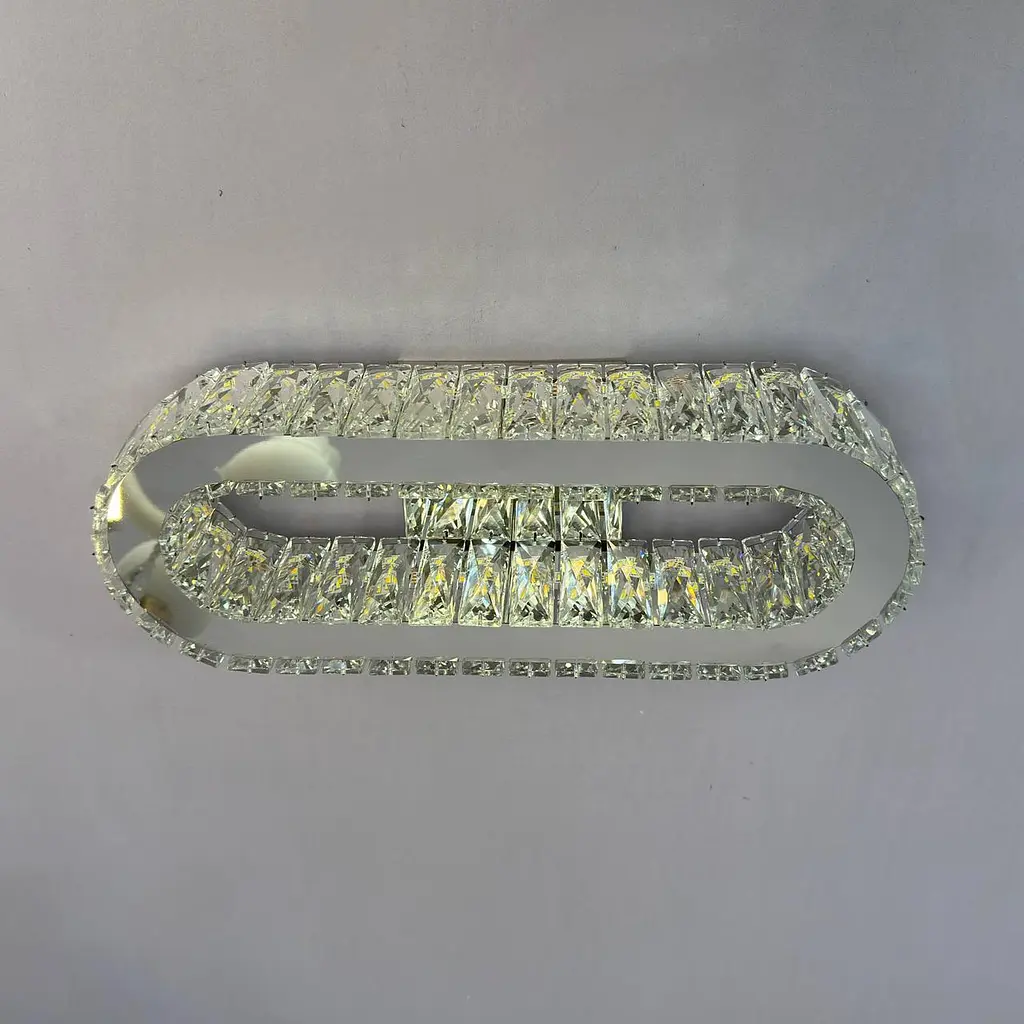 Современный настенный LED светильник Linisoln 582 B-500 CH хром 65 W 50 см до 12 м2 - фото 4