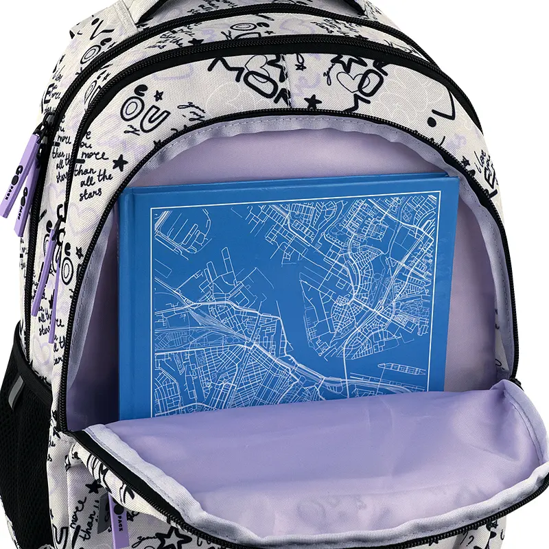 Рюкзак GoPack Teens 162M-1 Чорно-молочний (GO26-162M-1) - фото 12