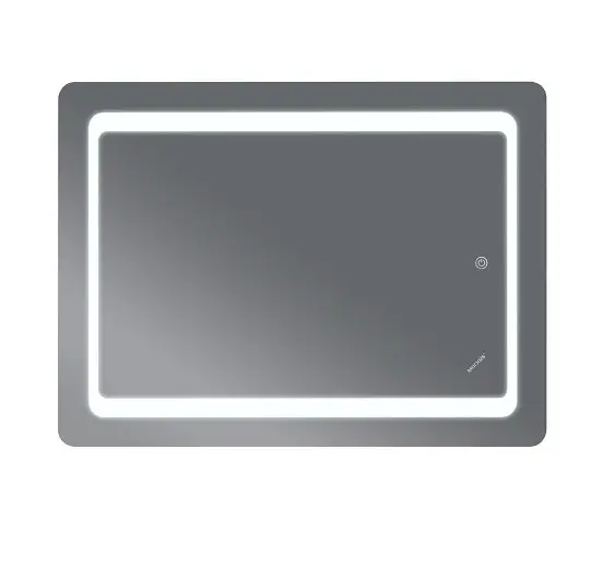 Дзеркало Mixxus TWEE MR09-80x60-REVERSE з LED Touch, Anti-fog, димером, регулюванням яскравості (MI6660) - фото 2