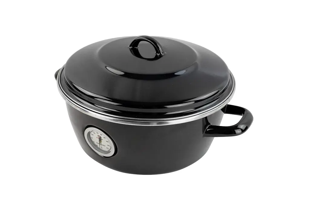 Каструля-Жаровня з емальованої сталі Dutch Oven 26 см 5 л чорна VITRINOR - фото 3