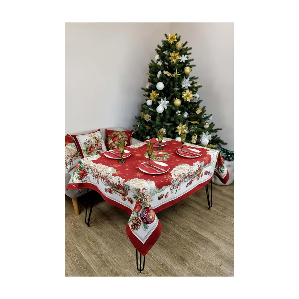 Скатертина Прованс гобеленова PRESENT 135х180 см (4823093450561) - фото 6