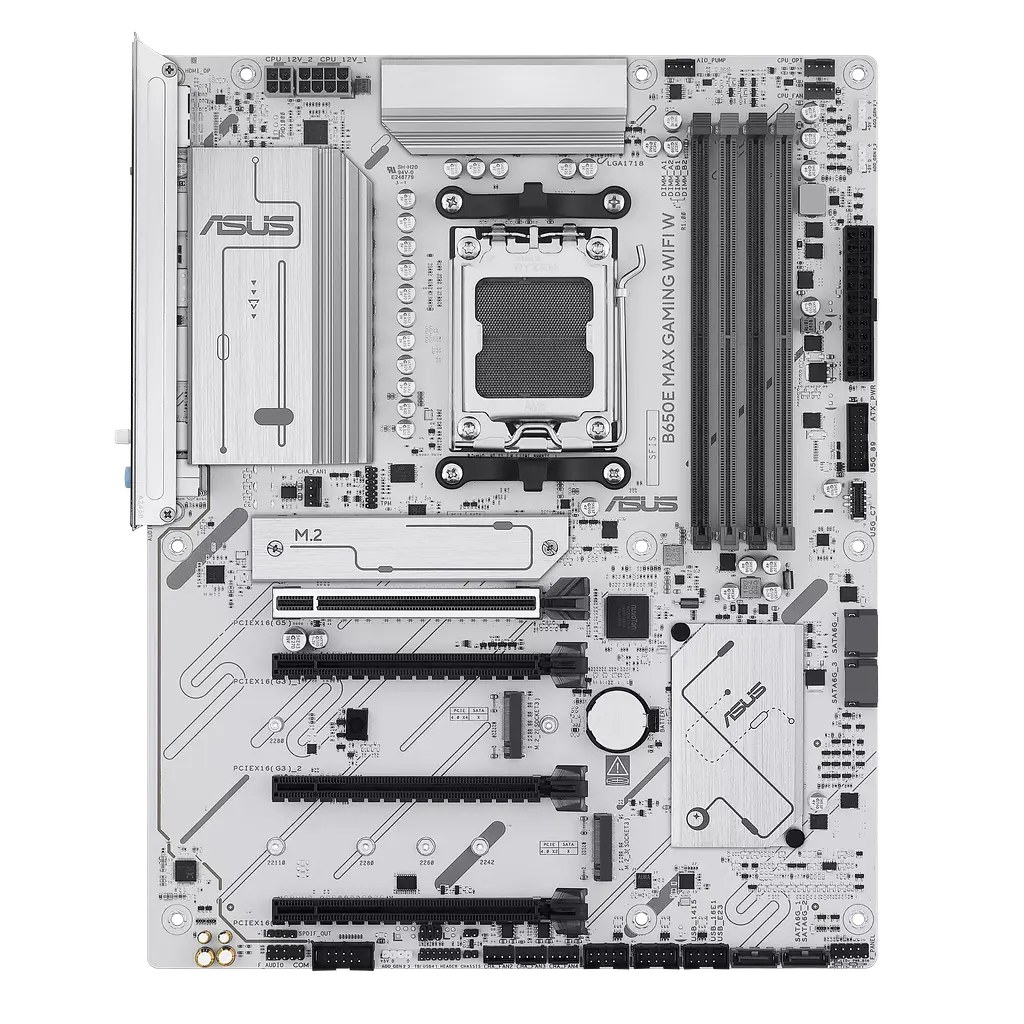 Материнcька плата Asus B650E Max Gaming Wi-Fi White Socket AM5 (B650E MAX GAMING WIFI W) - фото 5