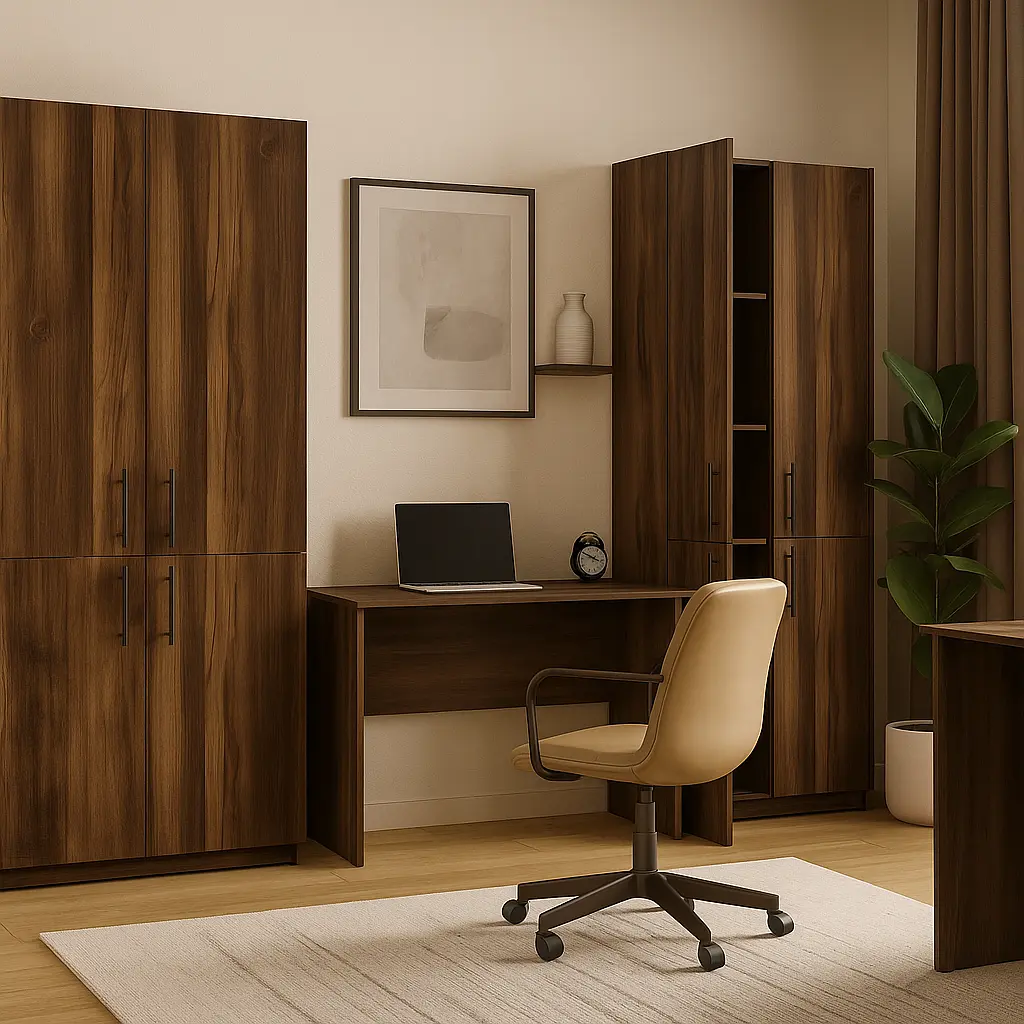 Шафа для документів закрита ОП-614 Orange-Line 700х347х1825 Дуб Бароко рістретто - фото 2