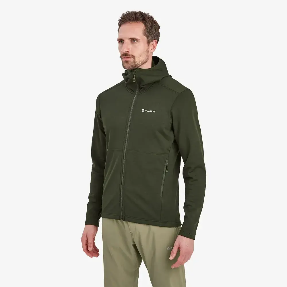 Флисовая кофта Montane Protium Hoodie L Oak Green (1004-MPROHOAKN15) - фото 2