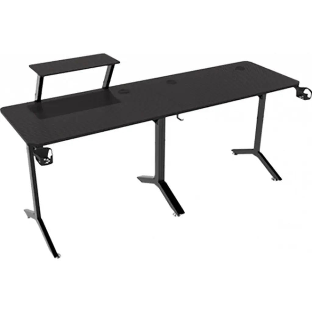 Комп'ютерний ігровий стіл GT Racer T-1247 Black [125862] - фото 2