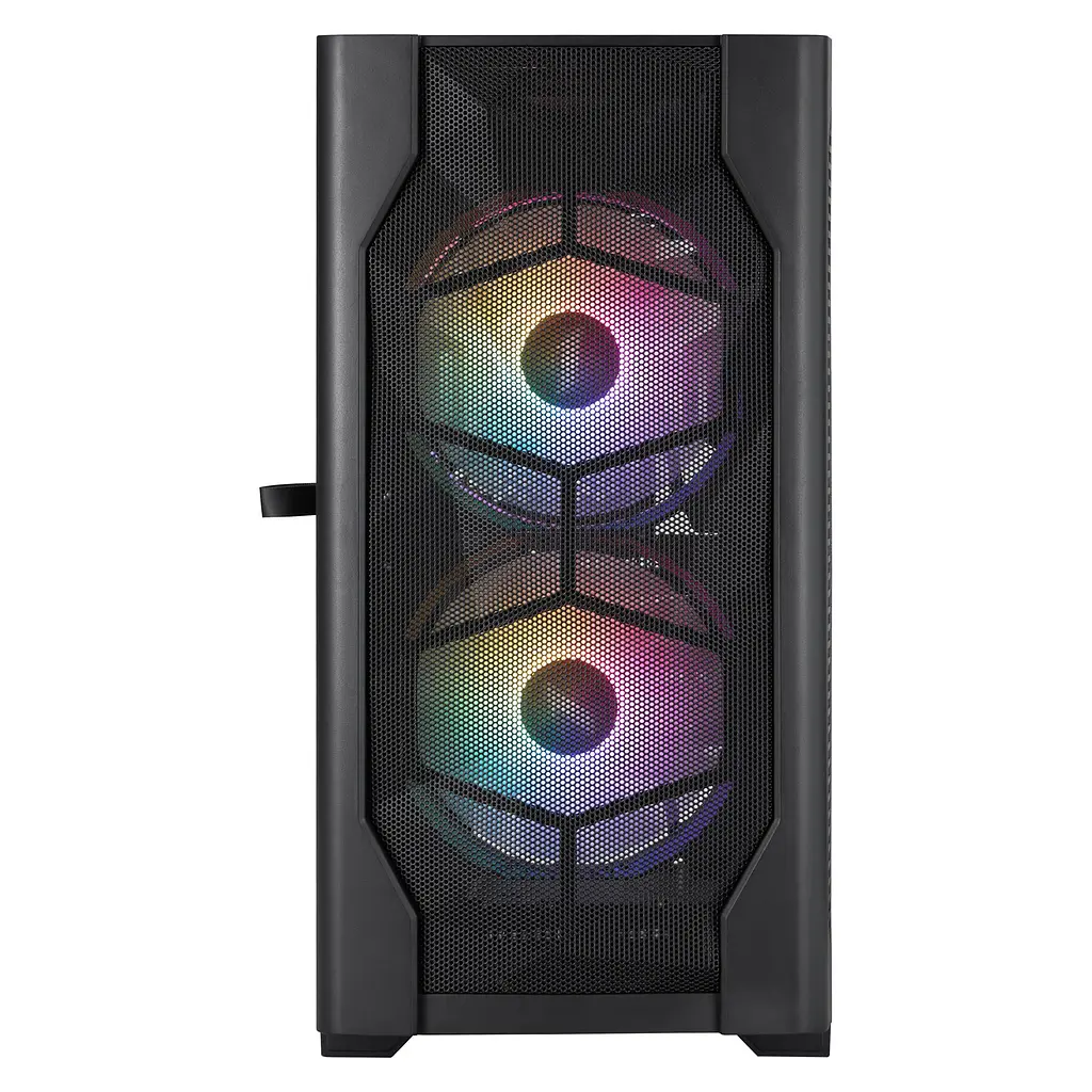 Корпус 1stPlayer D4-M-BK-2F1P-1F1 Black (D4-M-BK-2F1P-1F1) Без БП - фото 9