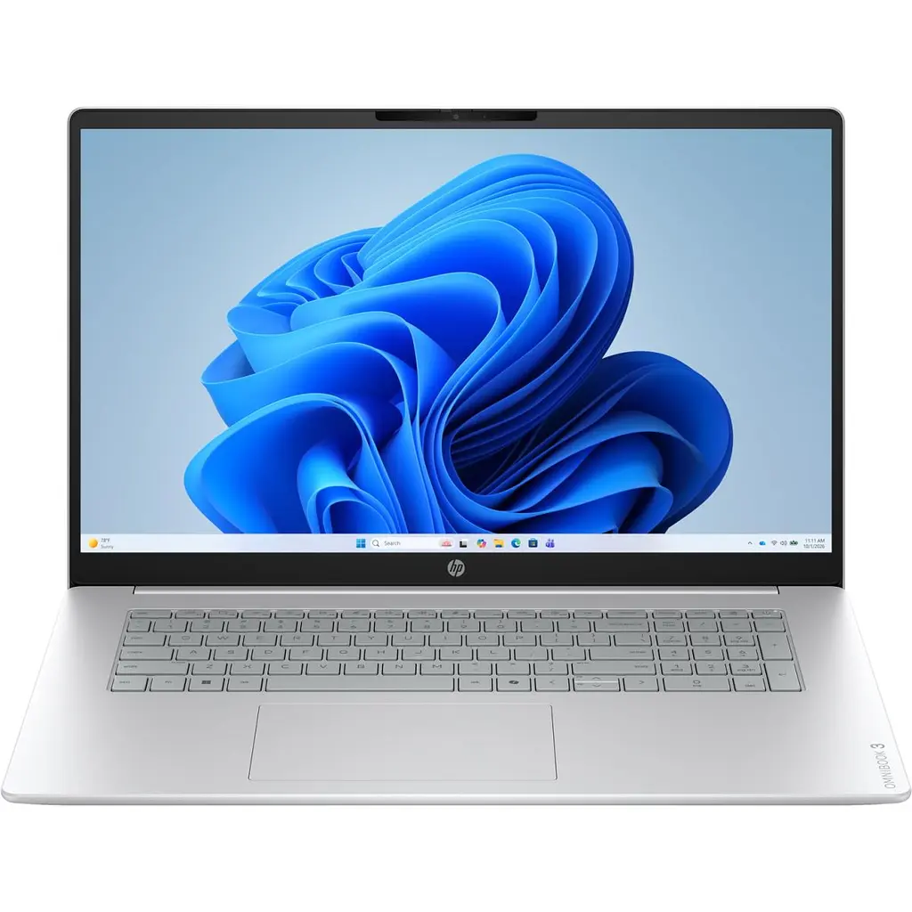 HP OmniBook 3 17-dk0001ua 17.3" FHD IPS, 300n/Core 3-100U(4.7)/16Gb/SSD512Gb/Intel Gr/DOS/Сріблястий (DM8D7EA)