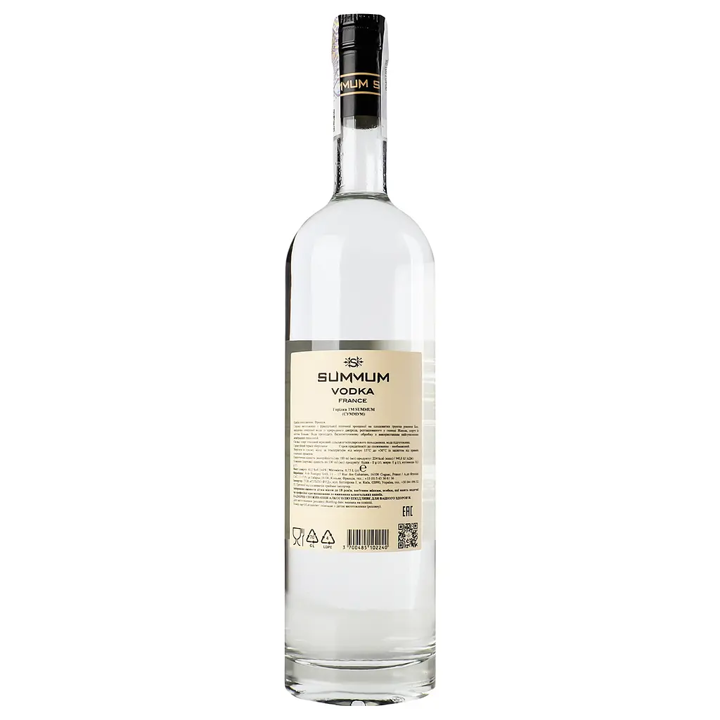 Водка Summum, 40%, 0,75 л (692835) - фото 4