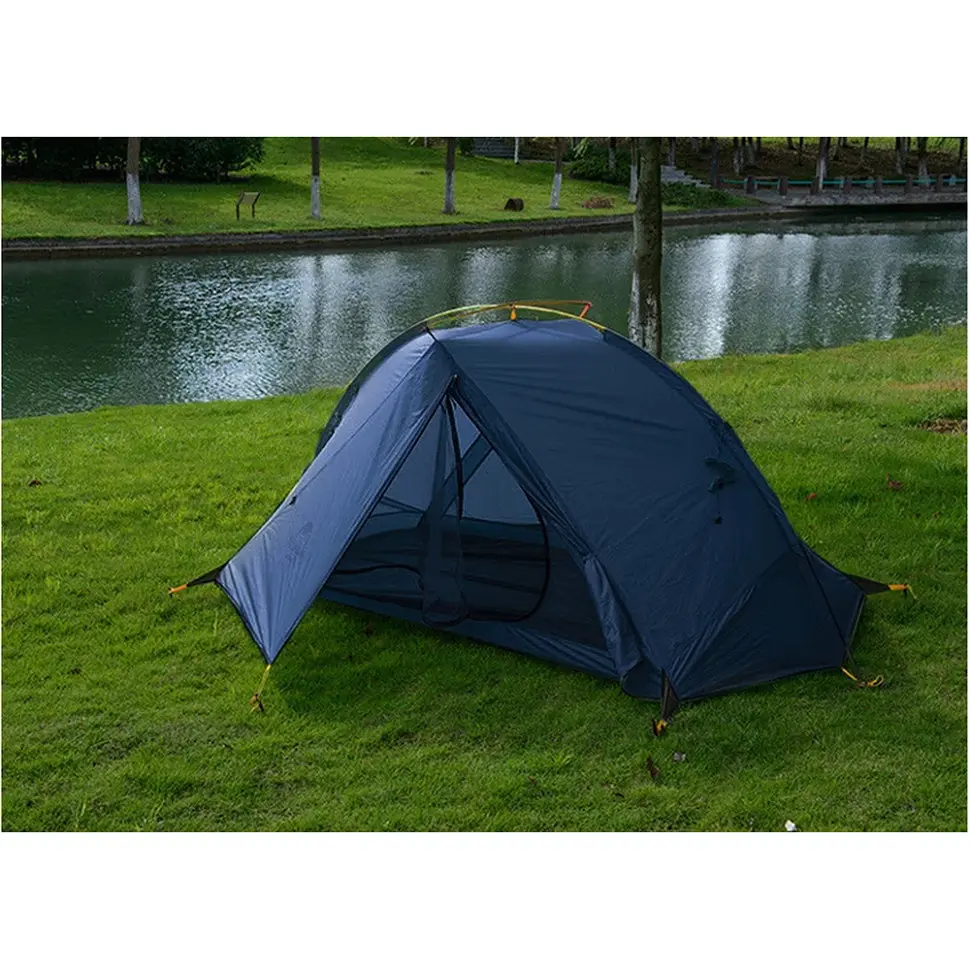 Палатка двухместная Naturehike Tagar NH17T180-J, темно голубая - фото 9