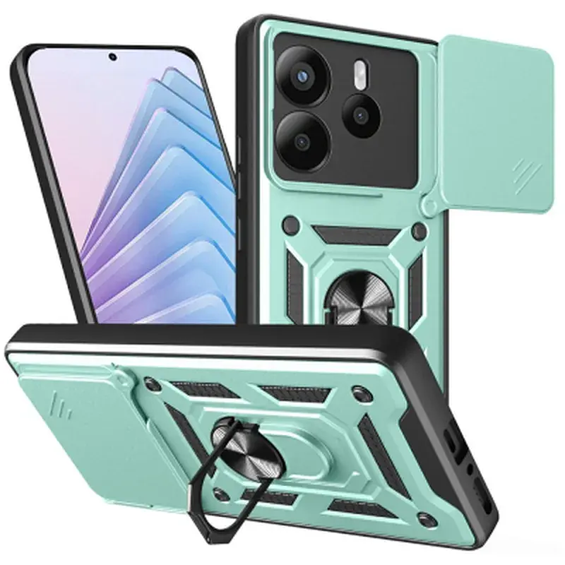 Чохол до мобільного телефона BeCover Military Xiaomi Redmi Note 14 5G Dark Green (712868) - фото 5