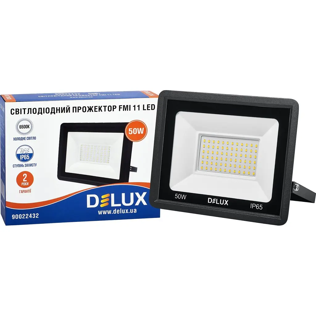 Прожектор Delux FMI 11 LED 50Вт 6500K IP65 (90022432) - фото 2
