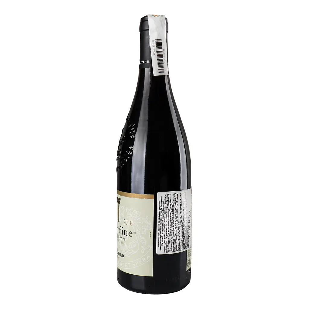 Вино M.Chapoutier Chateauneuf-du-Pape La Bernardine 2018 АОС/AOP, 14,5%, 0,75 л (888083) - фото 2