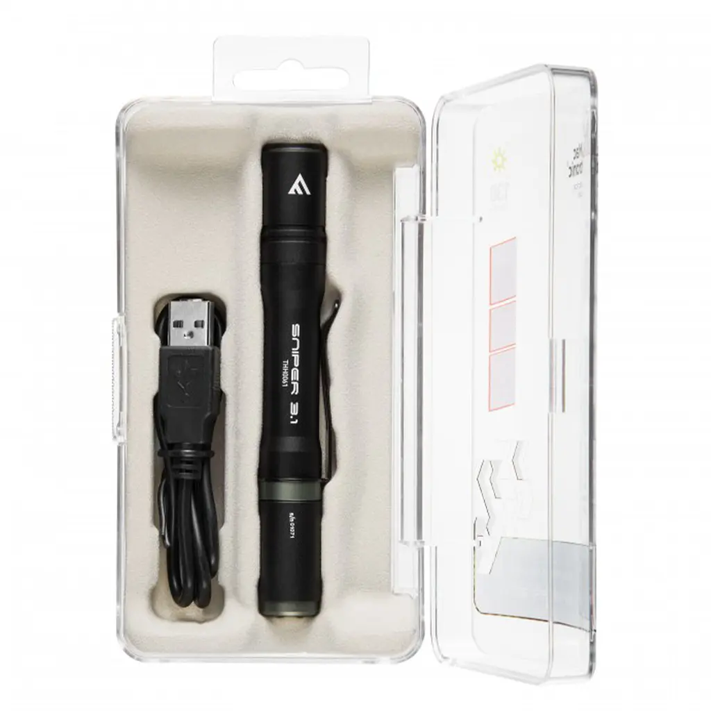 Ліхтар тактичний Mactronic Sniper 3.1 (130 Lm) USB Rechargeable Magnetic (THH0061) - фото 11