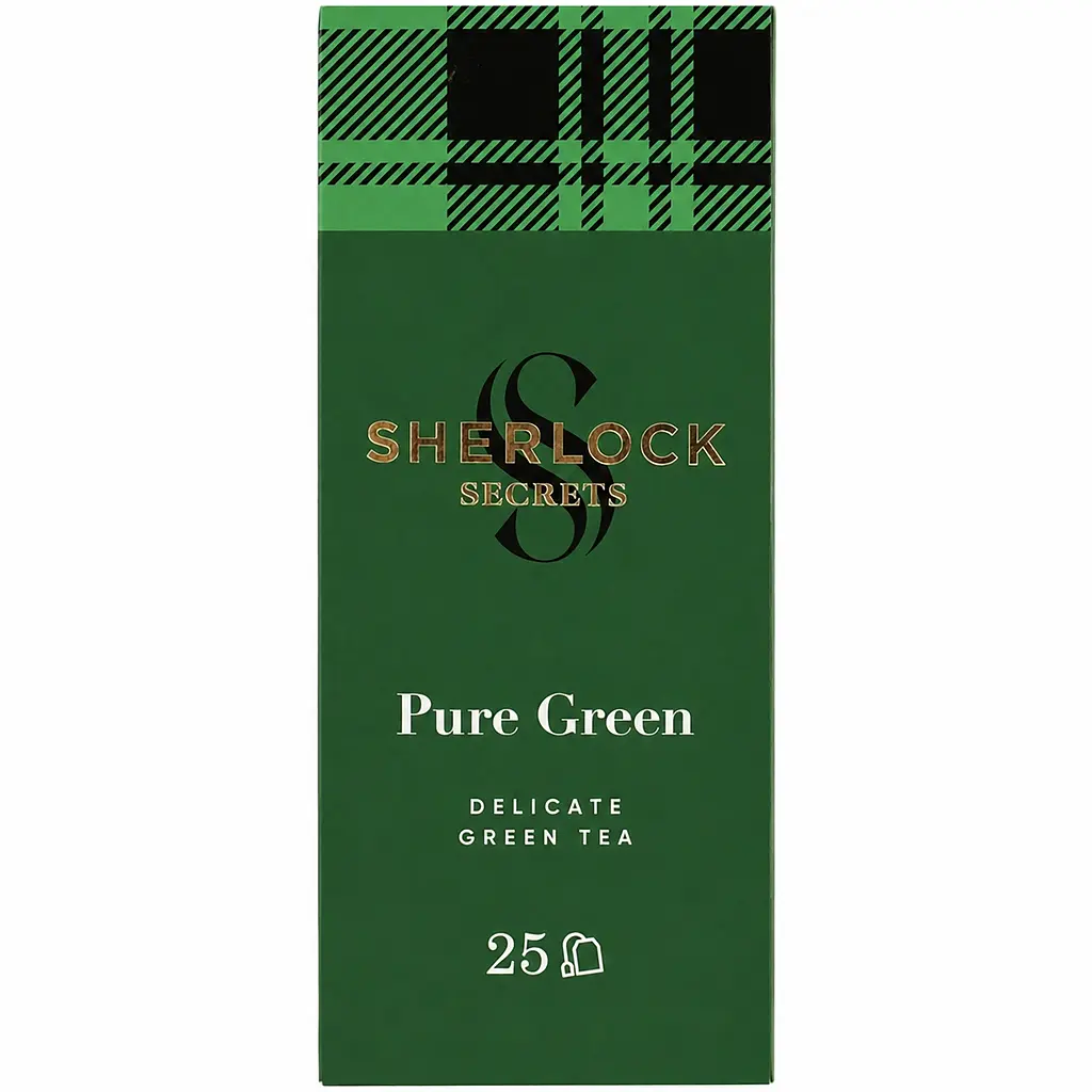 Чай зелений Sherlock Secrets Pure Green 45 г (25 шт x 1.8 г) - фото 2