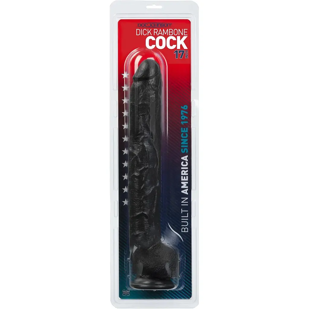 Фалоімітатор Doc Johnson Dick RambOne Cock Black - фото 6