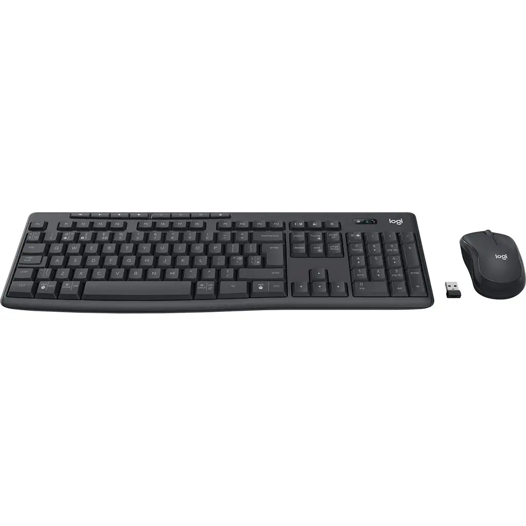 Комплект (клавіатура + миша) Logitech MK370 Wireless Combo Graphite (920-012077) [96068] - фото 2