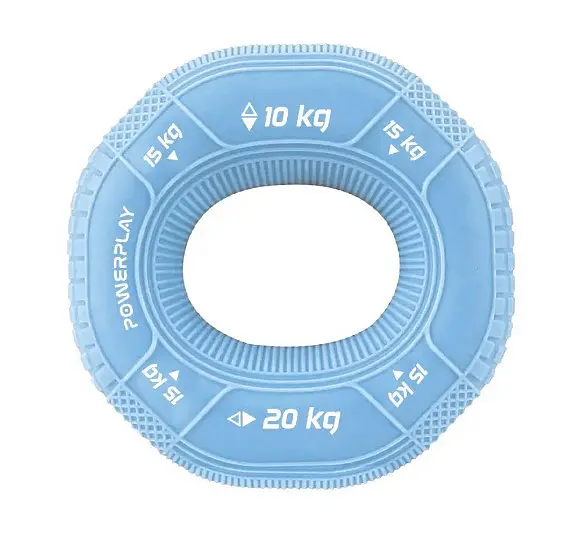 Еспандер кистьовий силіконовий PowerPlay PP-4331 Hand Grip Light 10-15-20 кг Блакитний (PP_4331_Blue_(10-15-20))