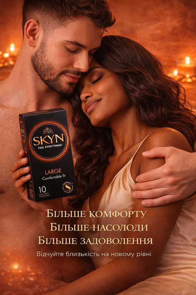 Презервативи Skyn Large безлатексні 20 шт — збільшений розмір, поліізопрен, комфорт та природні відчуття поштучно - фото 5