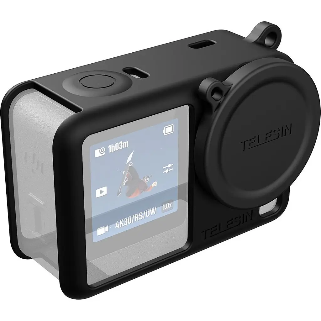 Чохол Telesin Silicone Cover with Lens Cap для DJI Osmo Action 6 (S6-PTC-11) [168848] - фото 2