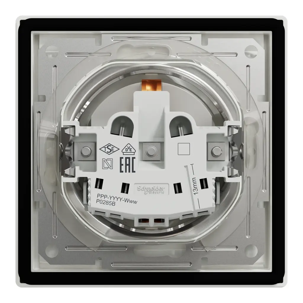 Розетка Schneider Electric ASFORA з кришкою IP44, біла (EPH3100321) - фото 8