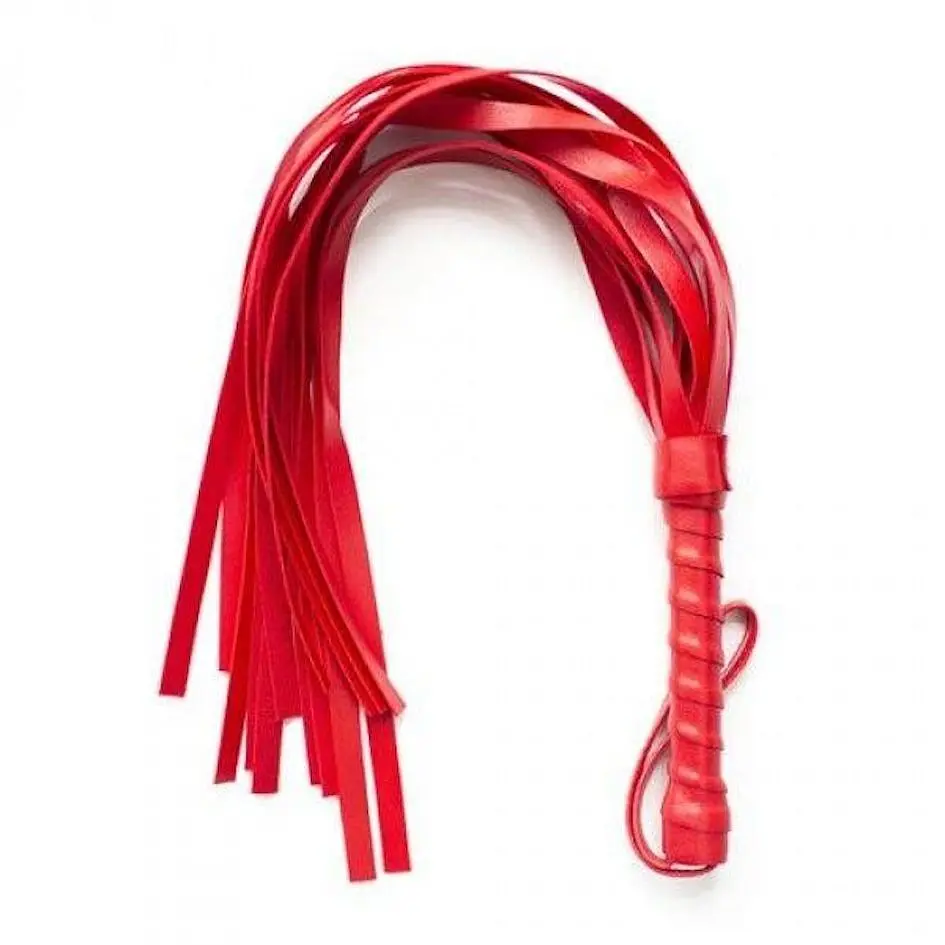 Флогер Toyz4lovers Frusta a frange Squash Whip, 45 см (червоний)