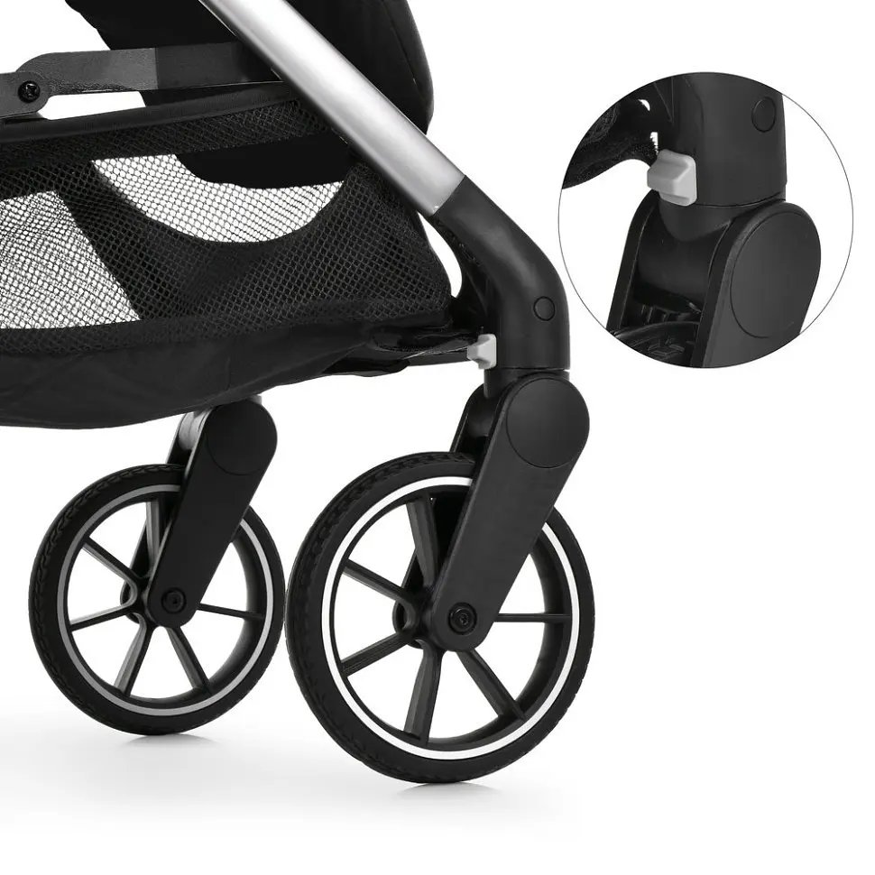 Дитяча прогулянкова коляска ROOVE ME 1230 Black - фото 7