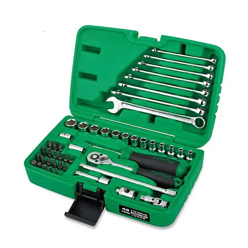 Набір інструменту TOPTUL 1/4" + ключі 49 од. GCAI4901 - фото 2