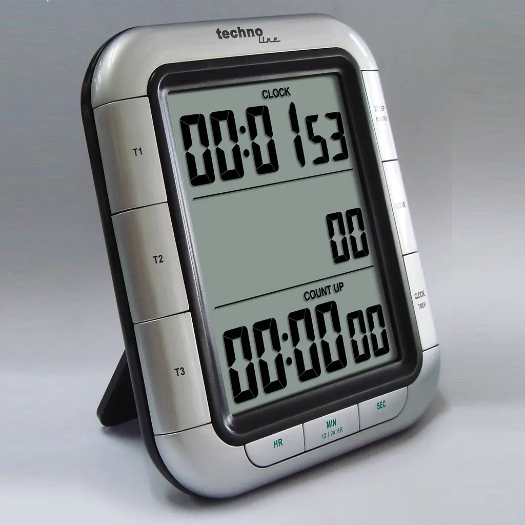 Таймер кухонний Technoline KT300 Magnetic Silver сріблястий (KT300) - фото 2