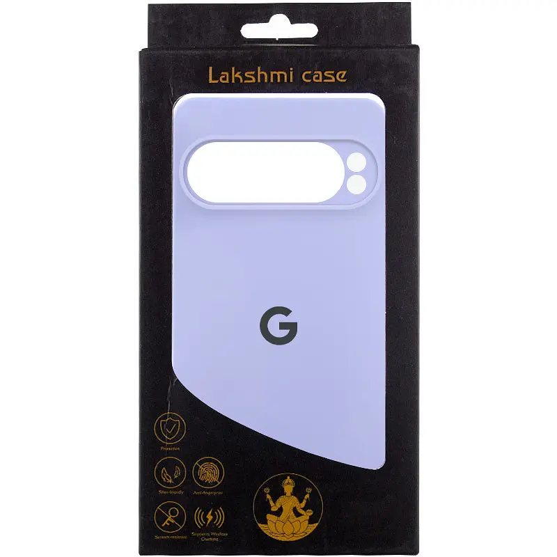 Чохол Silicone Cover Lakshmi Full Camera (AAA) with Logo для Google Pixel 9 Pro Бузковий / Dasheen - фото 5
