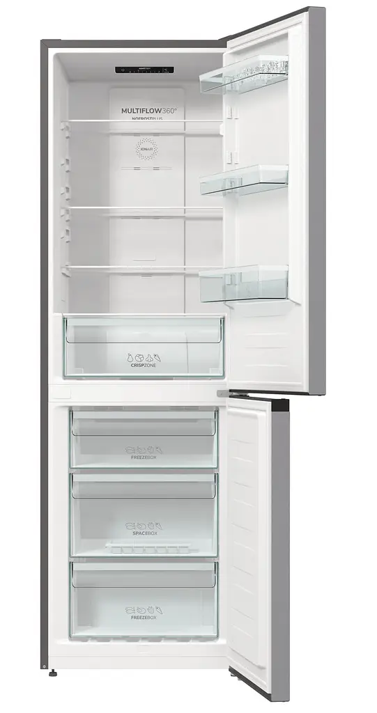 Холодильник з нижньою морозильною камерою Gorenje NRK6191ES4 сірий (NRK6191ES4) - фото 7